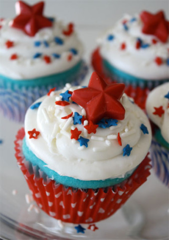 Patriotic Celebration Cupcakes