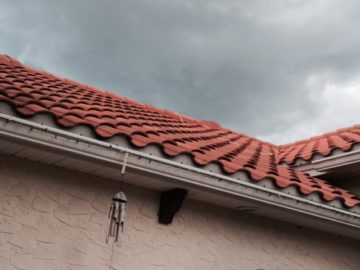 The tile roof