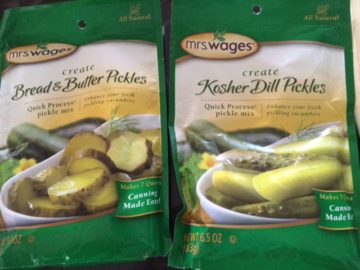 Mrs Wages pickle mixes