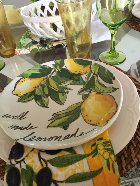 Blog - Summer Lemon Tablescape1