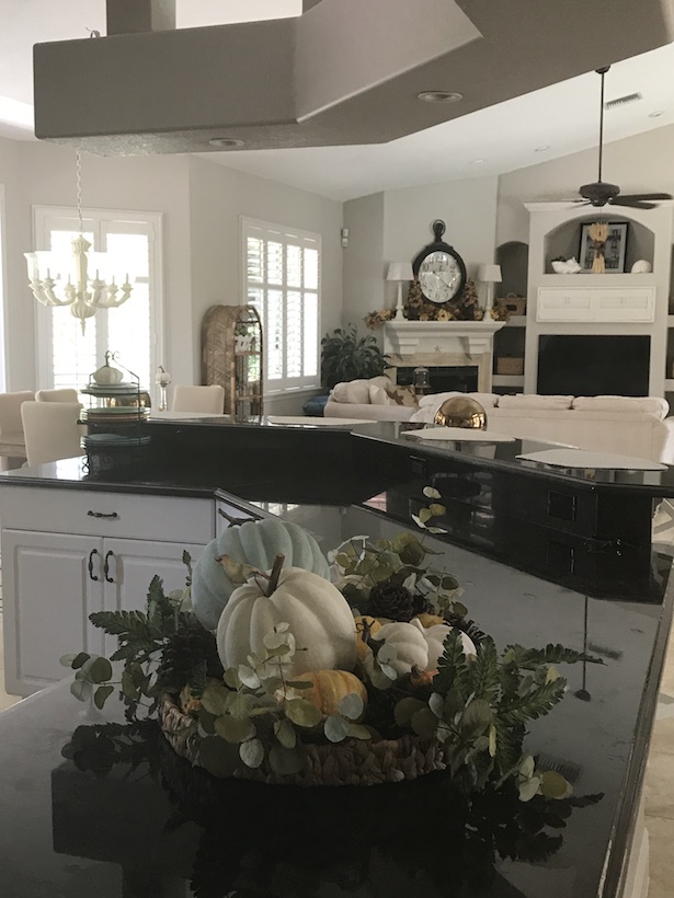 Fall Home Tour of kitchen