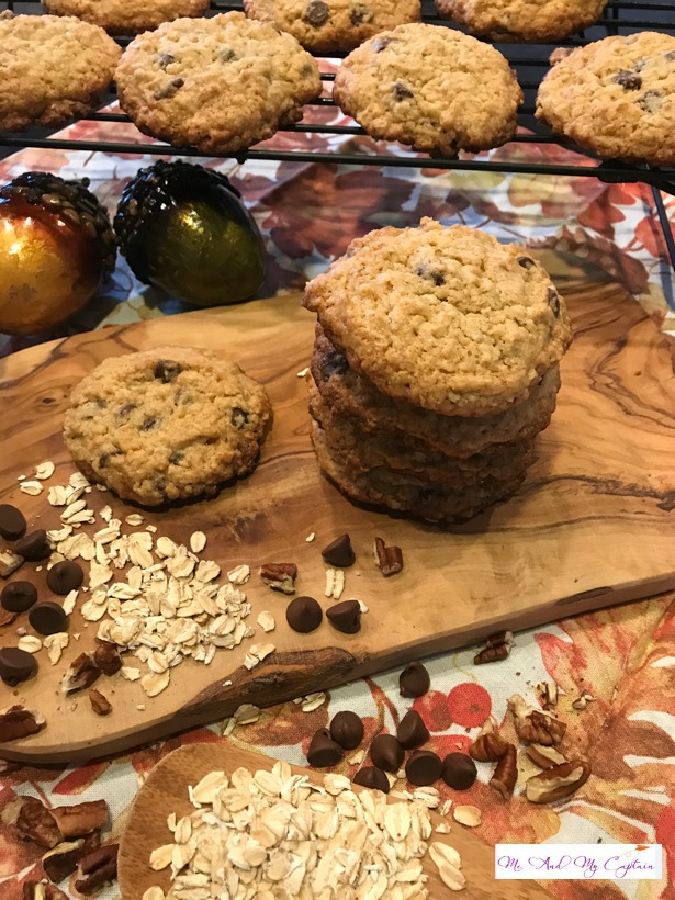 Fall Foods pumpkin oatmeal cookies15