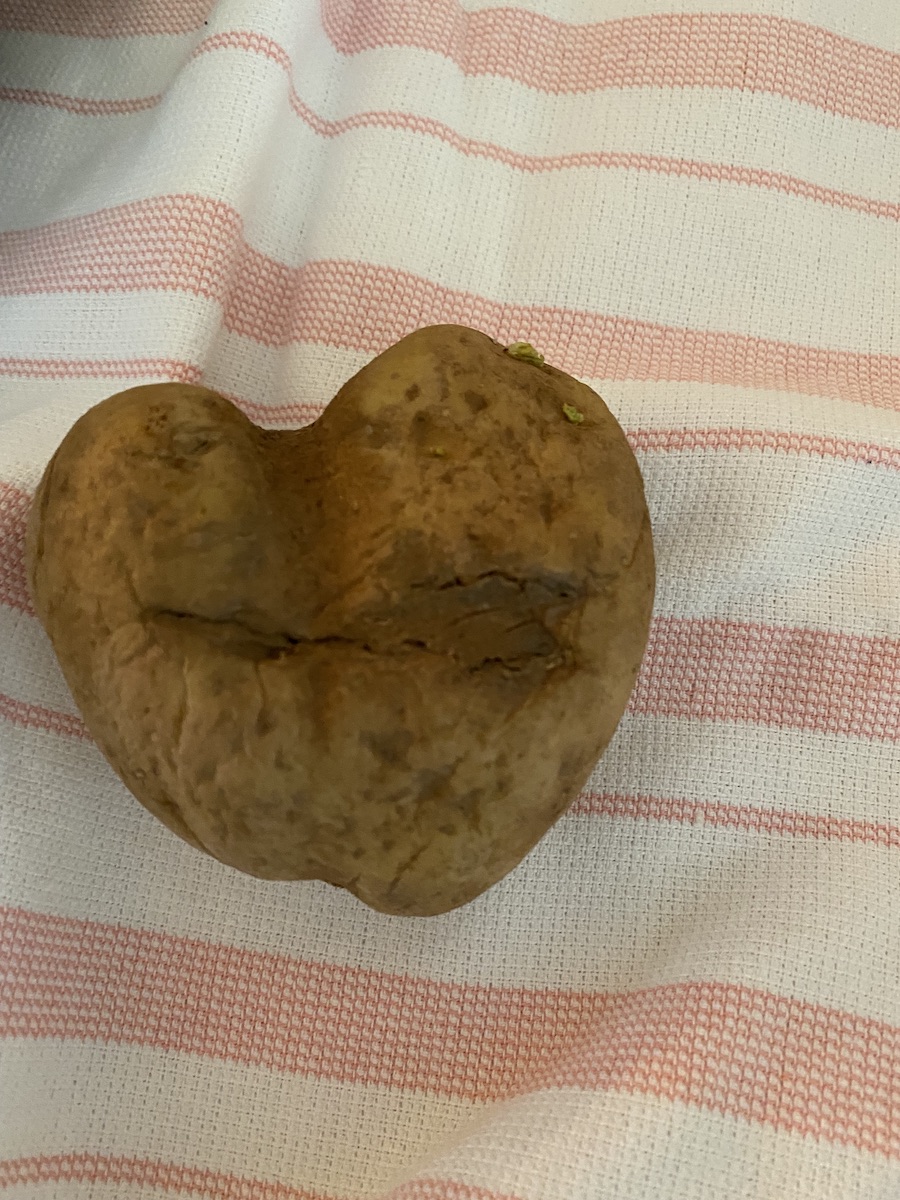 heart shape potato