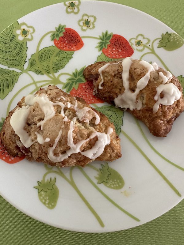 strawberry scones
