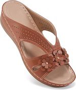 brown sandals