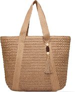 straw hand bag