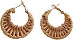 straw ear rings