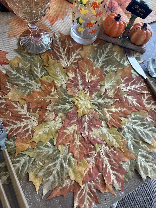 autumn place mat