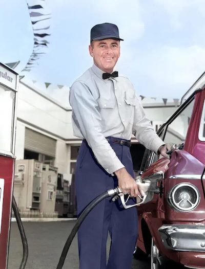 pumping gas